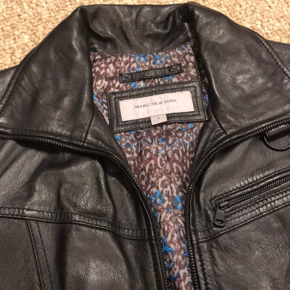 NWT Andrew Marc, Marc New York Real Leather Jacket - Picture 2 of 5